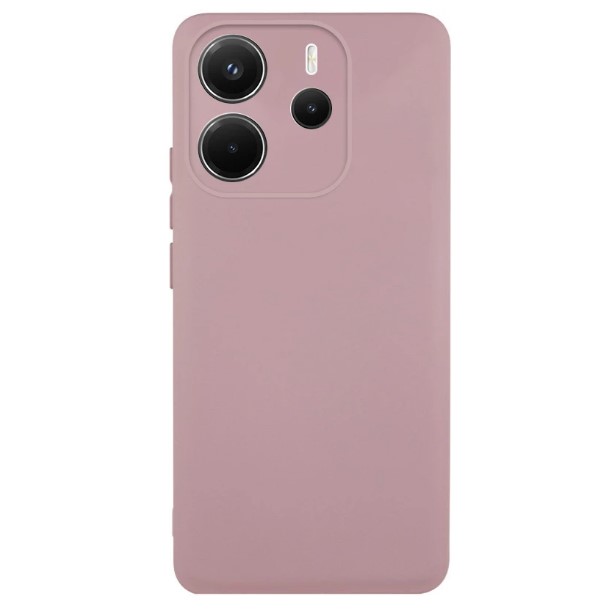 Silicone Case Full Camera no logo для Xiaomi Note 14 4G (Europe version) Pink sand-0
